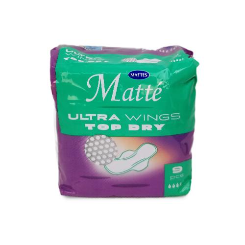 Miniaturka artykułu - MATTES Podpaski Ultra Wings Top Dry, 9szt.