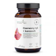 Zdjęcie produktu - AURA HERBALS Czerwony ryż + karczoch, 60kaps.