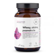 Zdjęcie produktu - AURA HERBALS Kolagen Rybi NatiCol Włosy, Sk&oacute;ra, Paznokcie, 60 kaps.