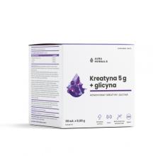 Zdjęcie produktu - Aura Herbals Kreatyna 5 g + glicyna, 30 sasz.