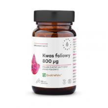 Zdjęcie produktu - AURA HERBALS Kwas foliowy 800&mu;g Quatrefolic, 60kaps.