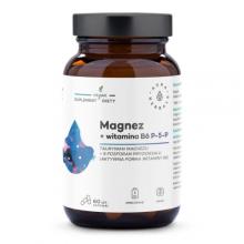Zdjęcie produktu - AURA HERBALS Magnez + Witamina B6 (P-5-P), 60kaps.