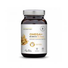 Zdjęcie produktu - Omega + Witamina D3 800 IU dla dzieci Aura Herbals, 60kaps. twist-off