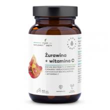 Zdjęcie produktu - AURA HERBALS Żurawina 800mg Witamina C, 60kaps.