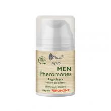 Zdjęcie produktu - AVA Eco Men Pheromones łagodzący balsam po goleniu aktywujący męskie feromony, 50ml
