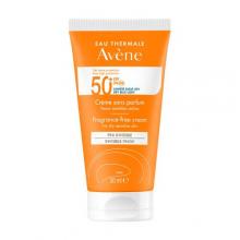 AVENE Bardzo wysoka ochrona przeciwsłoneczna krem bez zapachu SPF50+, 50ml