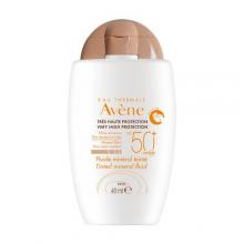 AVENE SUN Fluid mineralny koloryzujący SPF50+, 40ml