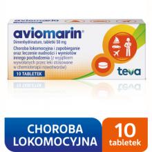 Zdjęcie produktu - AVIOMARIN 50 mg - 10 tabletek