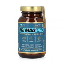 Zdjęcie produktu - AX MED Tri Mag Pro magnez 3 formy +B1+B6+B12+D3+Bor, cytrynian, jabłczan, diglicynian, 60 kaps.