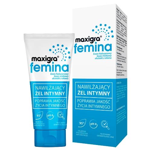 Miniaturka artykułu - MAXIGRA FEMINA Nawilżający żel intymny, 75ml