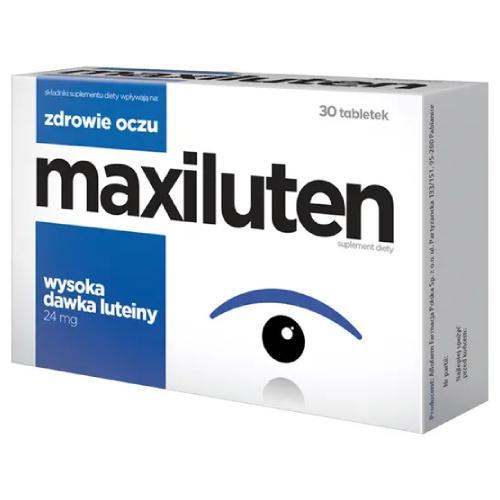 Miniaturka artykułu - Maxiluten - 30 tabletek  USZKODZONE TEKTUROWE OPAKOWANIE
