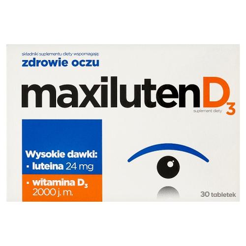 Miniaturka artykułu - Maxiluten D3, 30 tabl.