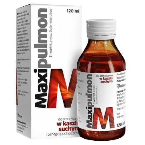 Miniaturka artykułu - Maxipulmon syrop na suchy uporczywy kaszel - 3 mg/ml, 120 ml