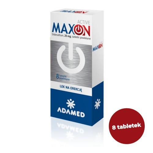 Miniaturka artykułu - MAXON ACTIVE 0,025g, 8 tabl. USZKODZONE OPAKOWANIE