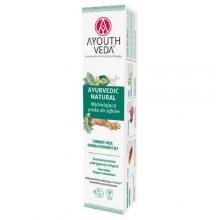 Zdjęcie produktu - Ayouthveda Ayurvedic Natural Wybielająca pasta do zęb&oacute;w z imbirem i miętą, 100 g