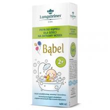 Zdjęcie produktu - Langsteiner Kids Bąbel Płyn do kąpieli dla dzieci na zatkany nosek od 2 lat, 400 ml