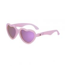 Babiators Okulary przeciwsłoneczne z polaryzacją HEART FROSTED PINK PURPLE MIRRORED LENS POLARIZED 6+ lat P-HRT-503-L