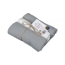 Zdjęcie produktu - BabyMatex Pieluszki muślinowe 70x80cm Ciemnoszare, 3szt.