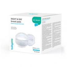 Zdjęcie produktu - BabyOno Wkładki laktacyjne Night & Day 297/01, 40szt.
