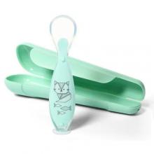 Zdjęcie produktu - BABYONO Be Active Łyżeczka z przyssawką miętowa 1461/01