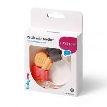 Zdjęcie produktu - BabyOno grzechotka z gryzakiem Kształty 1595