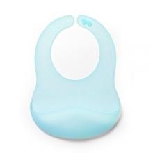 Zdjęcie produktu - BabyOno Silikonowy śliniak ultracienki 1598/03 niebieski