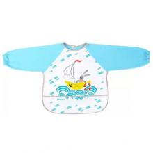 Zdjęcie produktu - BABYONO Śliniak z długim rękawem 24m+ BABY ADVENTURER mix kolor&oacute;w, 1szt.