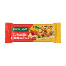 BAKALLAND BA! Baton żurawina i pomarańcza, 40g
