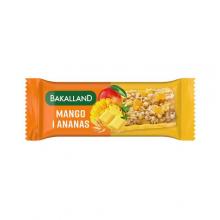 Zdjęcie produktu - Bakalland Baton zbożowy mango i ananas, 40 g
