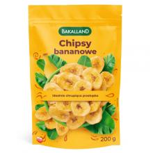 Zdjęcie produktu - BAKALLAND Chipsy bananowe, 200g