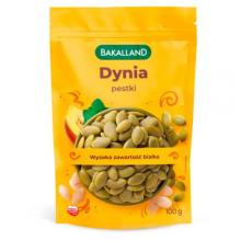 Zdjęcie produktu - Bakalland Pestki dyni łuskane, 100 g