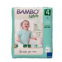 Zdjęcie produktu - BAMBO Nature PANTS Pieluchomajtki 4 (L 7-12kg), 20 szt.