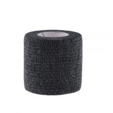 Zdjęcie produktu - Bandaż samoprzylepny kohezyjny lateksowy czarny 5cm x 4.5m, 1 sztuka