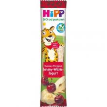 Zdjęcie produktu - HiPP Batonik Owocowy Przyjaciel Banany Wiśnie Jogurt Bio, 23 g 