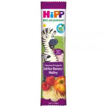 Zdjęcie produktu - HiPP Batonik Owocowy Przyjaciel Jabłka Banany Maliny Bio, 23 g