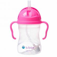 B.BOX Bidon ze słomką r&oacute;żowy granat, 240ml