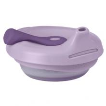 Zdjęcie produktu - B.BOX fill+feed Silikonowa miseczka z ustnikiem i pokrywką do karmienia Piwonia, 1 szt.
