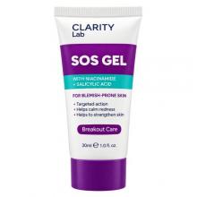 Zdjęcie produktu - Beauty Formulas Clarity Labs SOS Żel do mycia twarzy, 30 ml