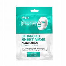 Zdjęcie produktu - BEAUTY FORMULAS Maseczka w płachcie Niacynamid, 1szt.