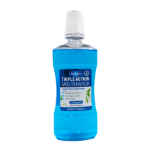 Zdjęcie produktu - Beauty Formulas Triple Action Płyn do płukania jamy ustnej, 500 ml