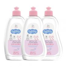 Zdjęcie produktu - BEBBLE Płyn do mycia butelek, zabawek i naczyń, 3x500ml