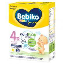 Zdjęcie produktu - Bebiko Junior 4R NutriFlor Expert Odżywcza formuła na bazie mleka dla małych dzieci powyżej 2. roku życia, 550 g