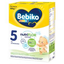 Zdjęcie produktu - Bebiko Junior 5 NutriFlor Expert Odżywcza formuła na bazie mleka dla przedszkolaka, 550 g
