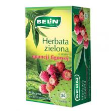 Zdjęcie produktu - BELIN Herbata zielona o smaku opuncji figowej, 20 torebek
