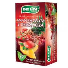 Zdjęcie produktu - BELIN Herbatka owocowa o smaku ananasowym z dziką r&oacute;żą, 20 torebek