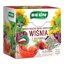 Zdjęcie produktu - Belin Wiśnia z poziomką, 20 torebek