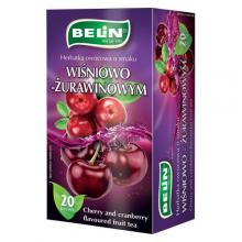 Zdjęcie produktu - BELIN Herbatka owocowa Wiśnia z żurawiną, 20 x 2g