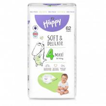 Zdjęcie produktu - Bella Baby Happy Soft & Delicate Maxi 4 Pieluszki 8-14kg, 62szt.