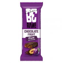 Zdjęcie produktu - BeRAW Energy Plum Chocolate Baton Śliwka w gorzkiej czekoladzie, 40 g