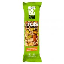 Zdjęcie produktu - BeRaw Nuts&Honey baton miodowo - pistacjowy z migdałami i solą morską, 30 g 